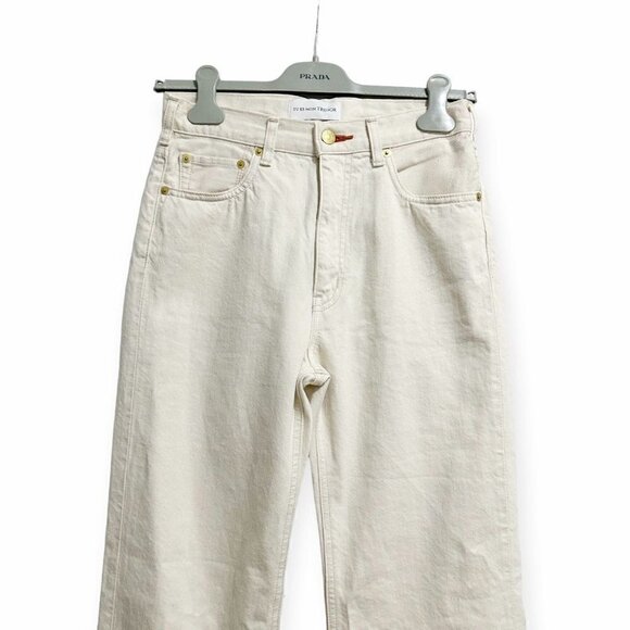 New With Tag TU ES MON TRESOR high-rise turn-up jeans, Size 26 - Picture 4 of 16